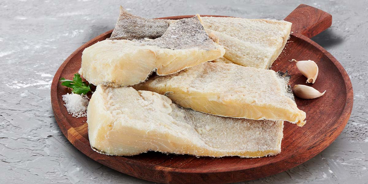 Postas de Bacalhau Crescido